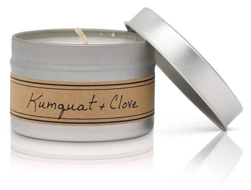 Kumquat + Clove Soy Wax Candle - Mini Tin