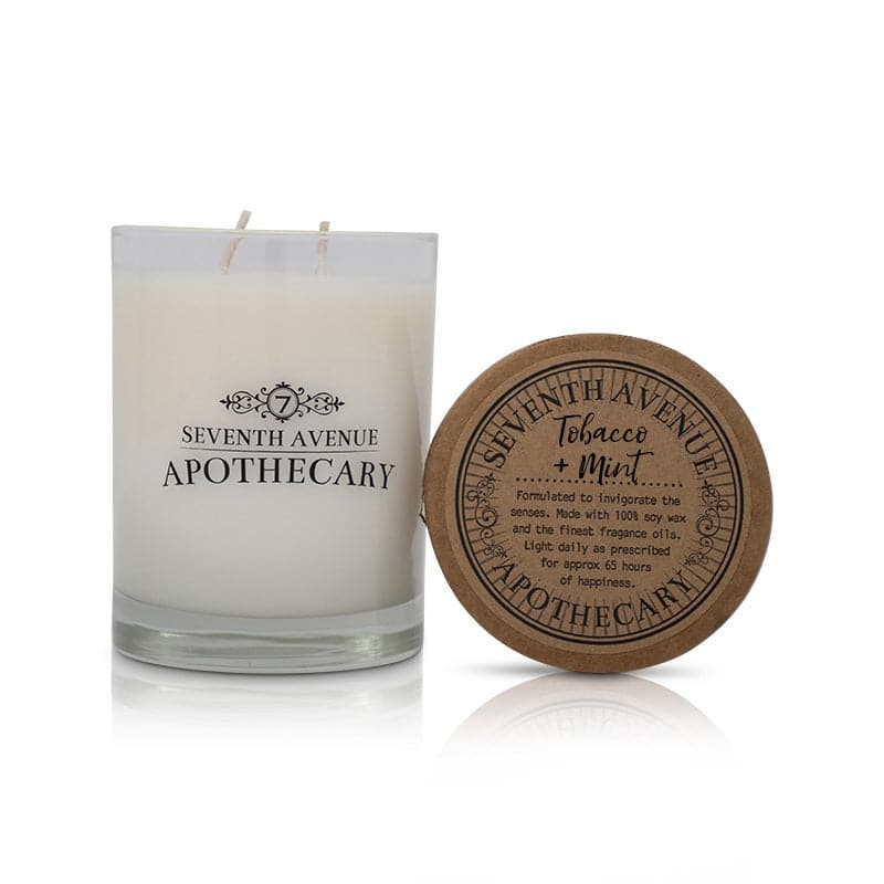 Tobacco + Mint - Signature Glass Candle