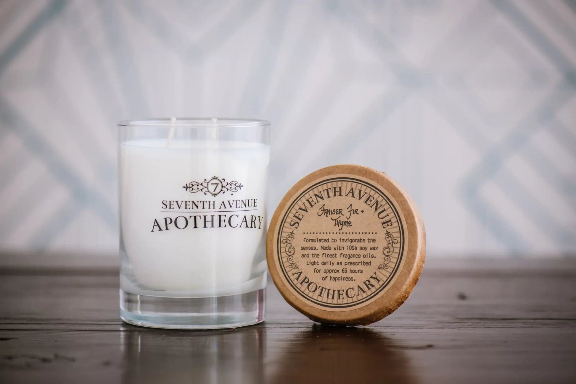 Frasier Fir + Thyme Soy Wax Candle - Signature Glass – Seventh Avenue  Apothecary